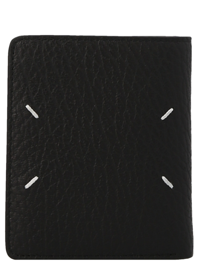 Shop Maison Margiela Small Flip Flap Wallet In Black