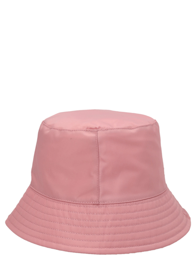 Shop Palm Angels Logo Bucket Hat In Pink