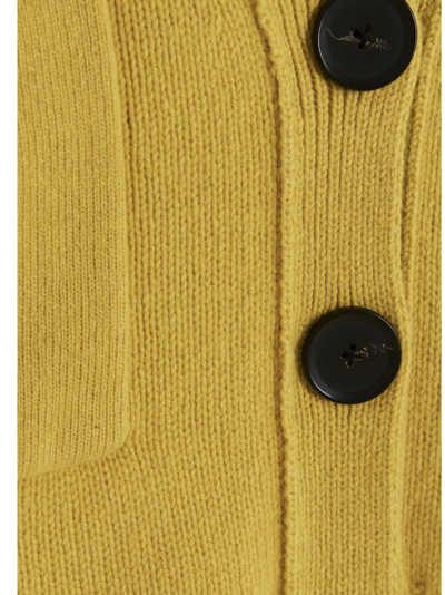 Shop Proenza Schouler Cashmere Cardigan In Yellow
