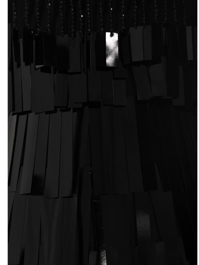 Shop Attico Sequin Dress In Black