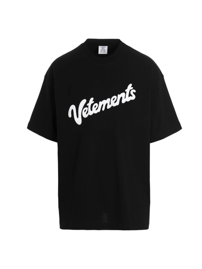 Shop Vetements Sweet T-shirt In Black