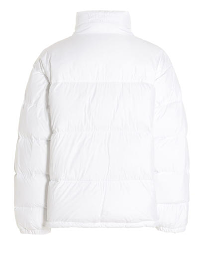 Shop Vetements Puffer Jacket In White