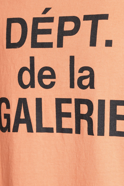 Shop Gallery Dept. T-shirt In Orange Cotton