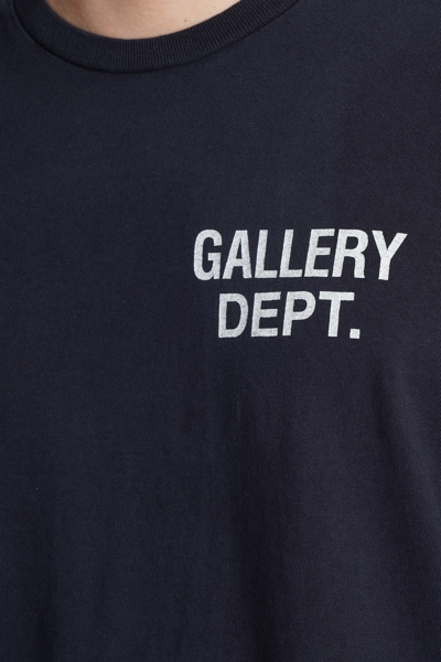 Shop Gallery Dept. T-shirt In Black Cotton