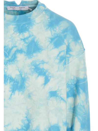 Shop Proenza Schouler White Label Crystal Sweatshirt In Light Blue