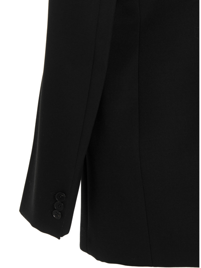 Shop Jil Sander Wool Single Breast Blazer Jacket In Black