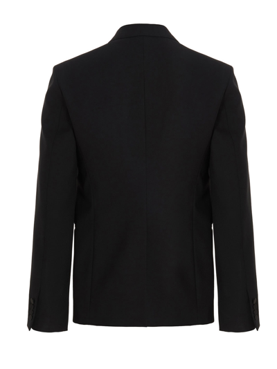 Shop Alexander Mcqueen Decon Blazer Jacket In Black