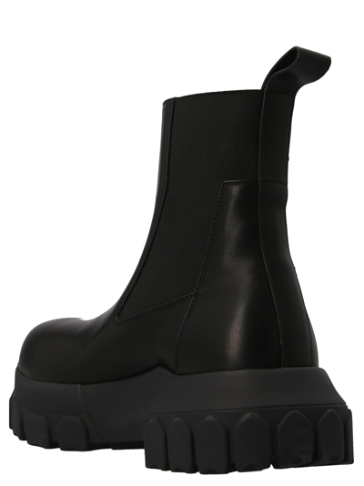 Shop Rick Owens 'beatle Bozo Tractor  Boots In Black  