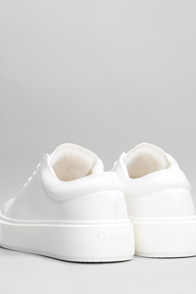 Shop Ganni Sneakers In White Vegea