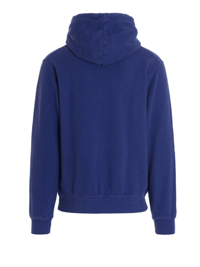 Shop Dsquared2 Globetrotter Hoodie In Blue