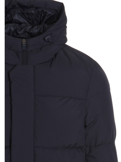 Shop Herno Linea Laminar Parka In Blue