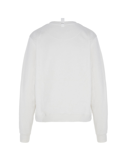 Shop Marc Jacobs Logo Embroidery Sweatshirt In White