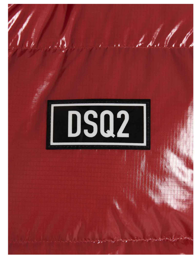 Shop Dsquared2 Puffer Vest In Red