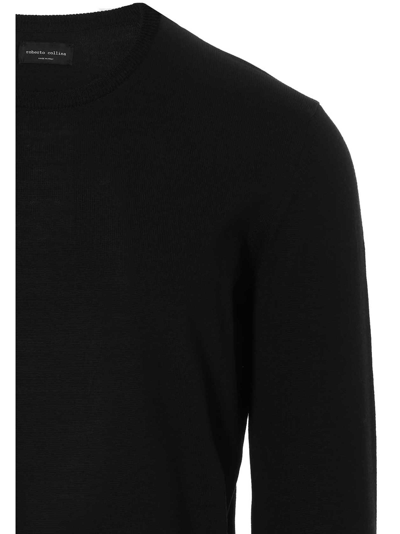 Shop Roberto Collina Merino Wool Sweater In Black