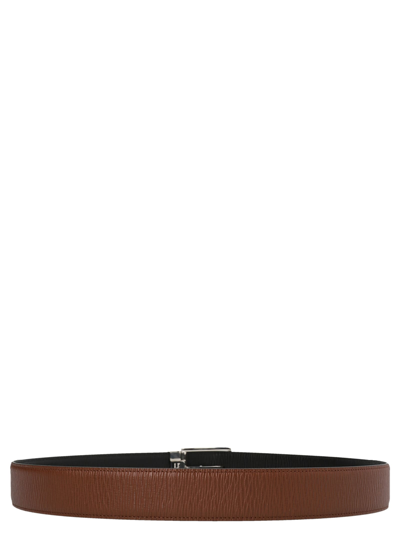 Shop Ferragamo Logo Buckle Reversible Belt In Multicolor