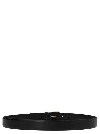 Shop D'amico Leather Belt In Black