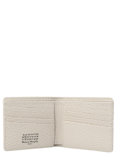 Shop Maison Margiela Stitching Wallet In Gray