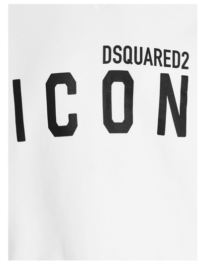 Shop Dsquared2 Logo Hoodie In White