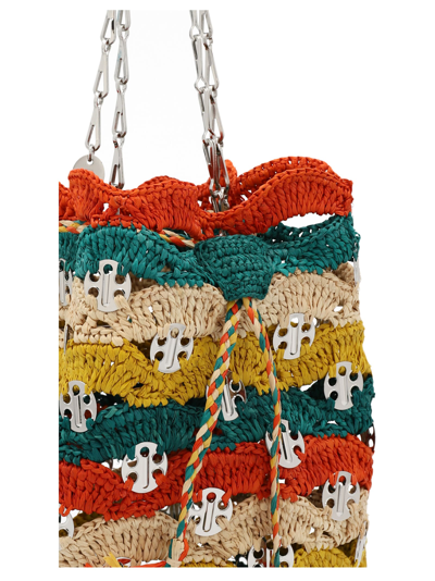 Shop Paco Rabanne Rabane Bucket Bag In Multicolor