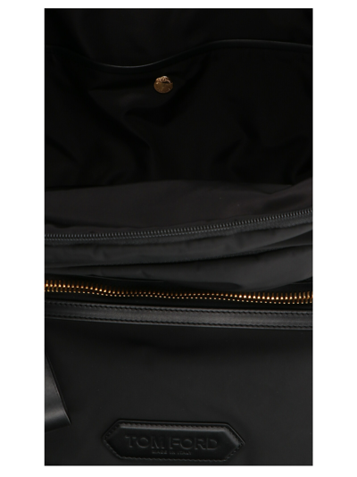 Logo Nylon Backpack In Black