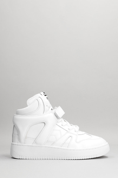 Shop Isabel Marant Brooklee Sneakers In White Leather