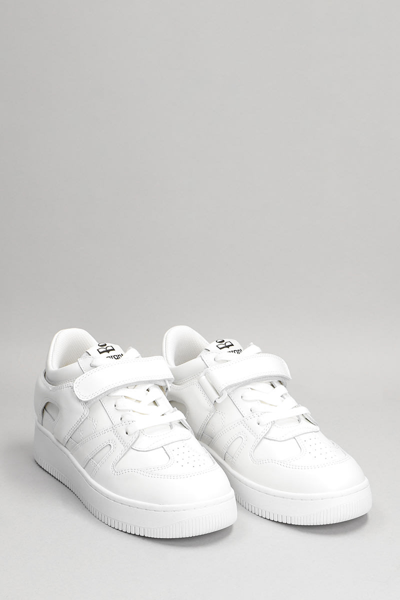 Shop Isabel Marant Baps Sneakers In White Leather