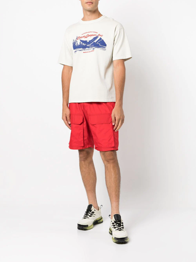 Shop Reese Cooper Short Sleeve T-shirt In White