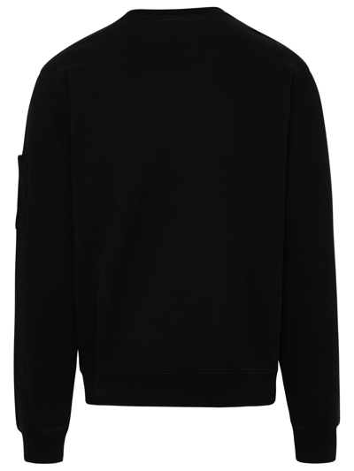Shop C.p. Company Cotton Sweatshirt In Black