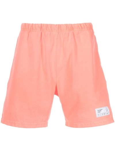 Shop Pasadena Leisure Club Logo-patch Track Shorts In Pink