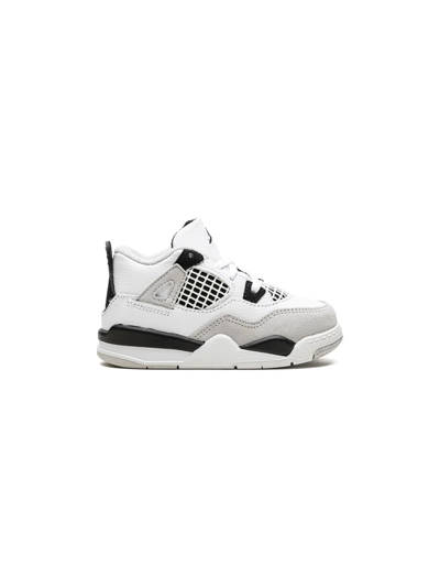 Shop Jordan Air  4 Retro "military Black" Sneakers In White