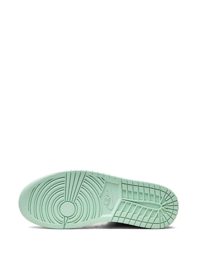 Jordan Air  1 Mid "blue Mint" Sneakers In Blue