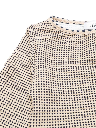 Amir Slama Spot-print Textured Bikini Set In Neutrals