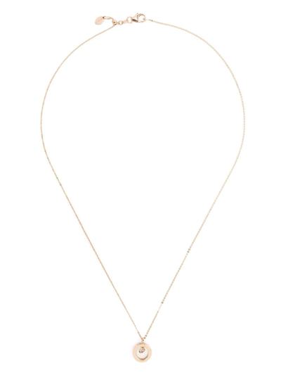 Shop Ponte Vecchio 18kt Rose Gold Vega Diamond Necklace In Pink