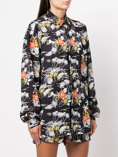 Shop Rta Sierra Print Shirt In Multicolour