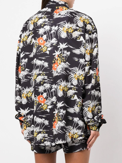 Shop Rta Sierra Print Shirt In Multicolour