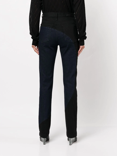 Rta Arwen Contrast Denim Jean In Black