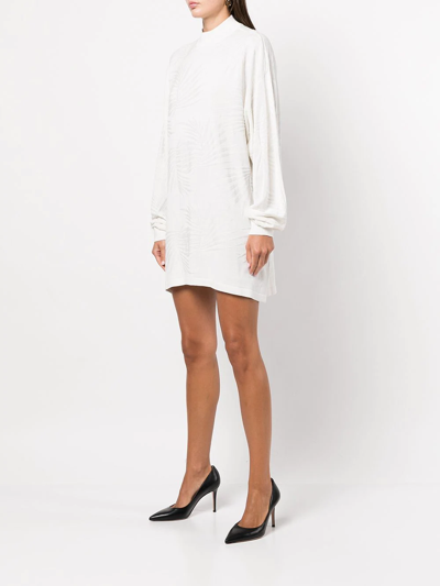 Shop Rta Tropical Cassia Oversized Dress In White