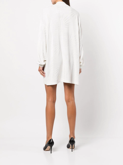 Shop Rta Tropical Cassia Oversized Dress In White