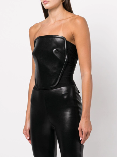 Rta Alzira Strapless Top In Black