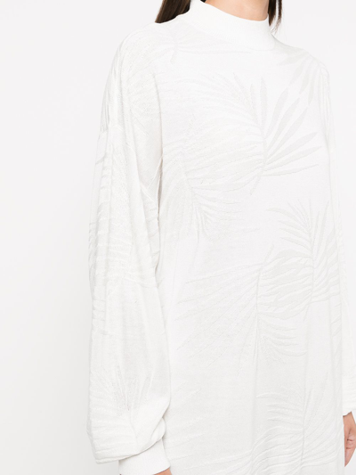 Shop Rta Tropical Cassia Oversized Dress In White