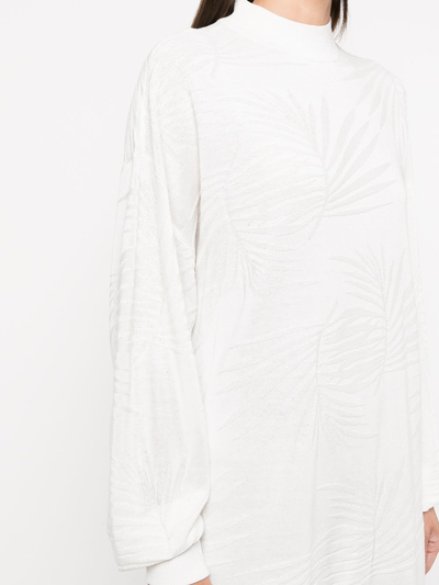 Rta Tropical Cassia Oversized Dress In White