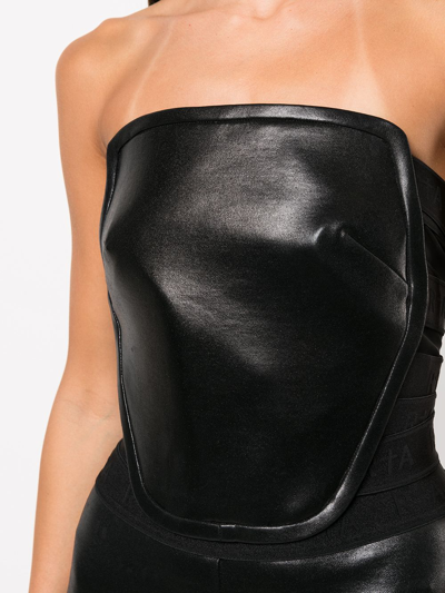 Rta Alzira Strapless Top In Black