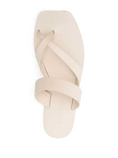Shop A.emery Carter Criss-cross Strap Sandals In Neutrals