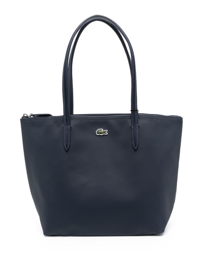 Lacoste Concept Small Tote Bag In Blue