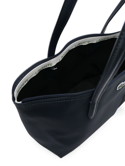 Lacoste Concept Small Tote Bag In Blue