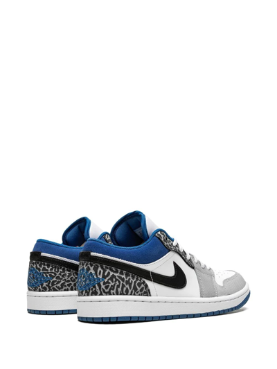 Shop Jordan 1 Low Se "true Blue" Sneakers In White