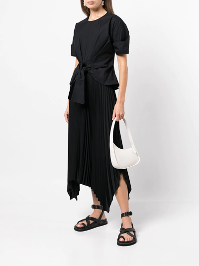 The Row Half Moon Shoulder Bags In White