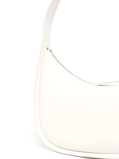 The Row Half Moon Shoulder Bags In White
