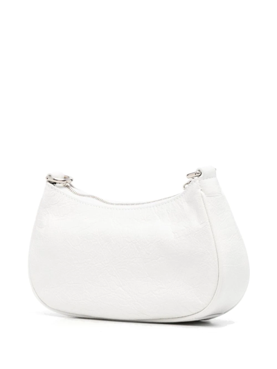 Shop Balenciaga Mini Le Cagole Shoulder Bag In White