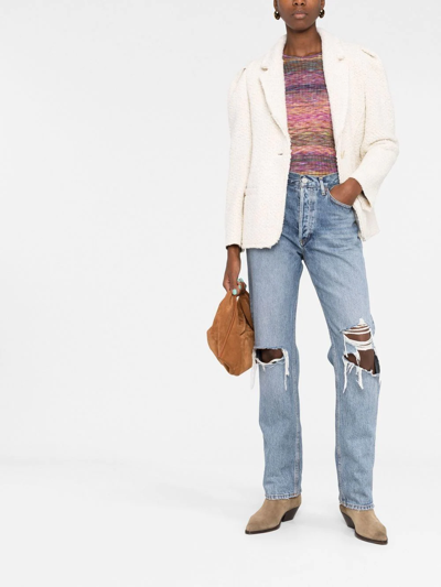 Isabel Marant Iladomo Single-breasted Blazer In White